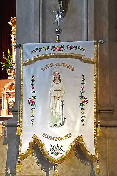 Estandarte de Santa Filomena, Basílica dos Mártires