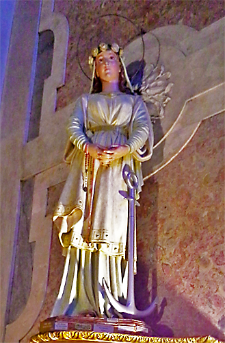 Imagem de Santa Filomena, Basílica dos Mártires